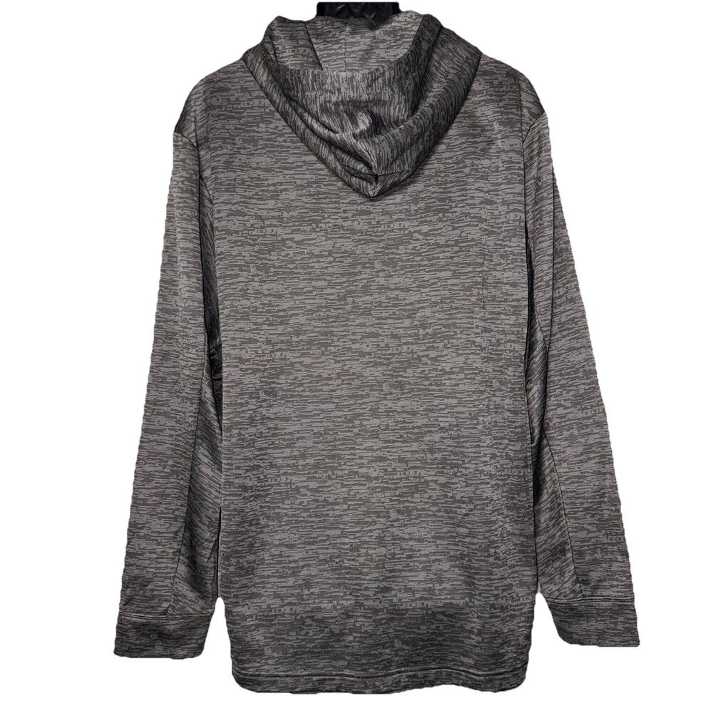 Majestic Seattle Mariners LG MLB Authentic Graphite‎ Gray Fleece Pocket Hoodie - Picture 3 of 9